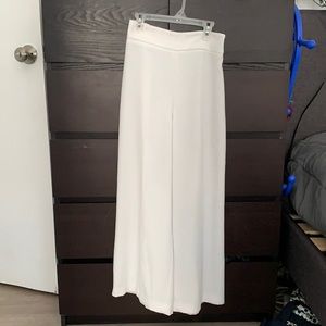 XS Zara flowy white pants